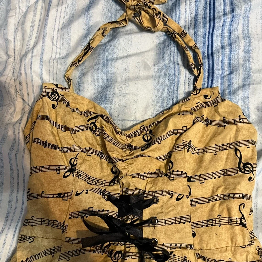 Music Note Dress - Picture 3 of 6